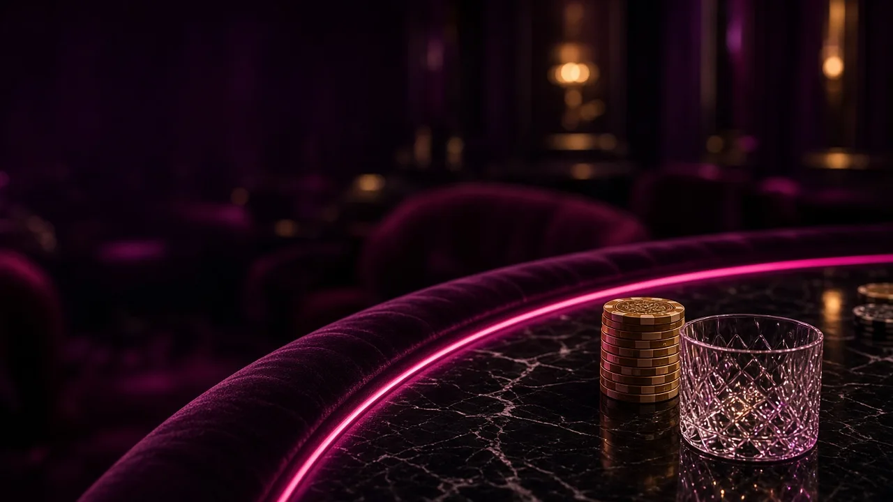 NV Casino Lounge in Magenta für die offizielle Seite